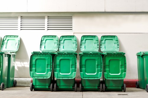 Modern demolition waste recycling facility