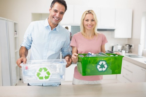Satisfied homeowners after clearance