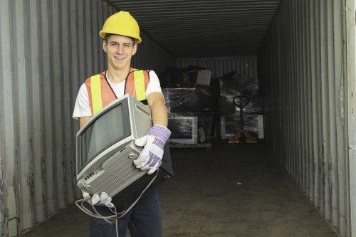 Eco-friendly muck away service vehicles in action