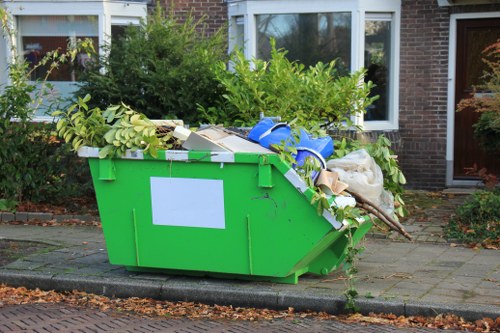 Glass and metal recycling process in Battersea
